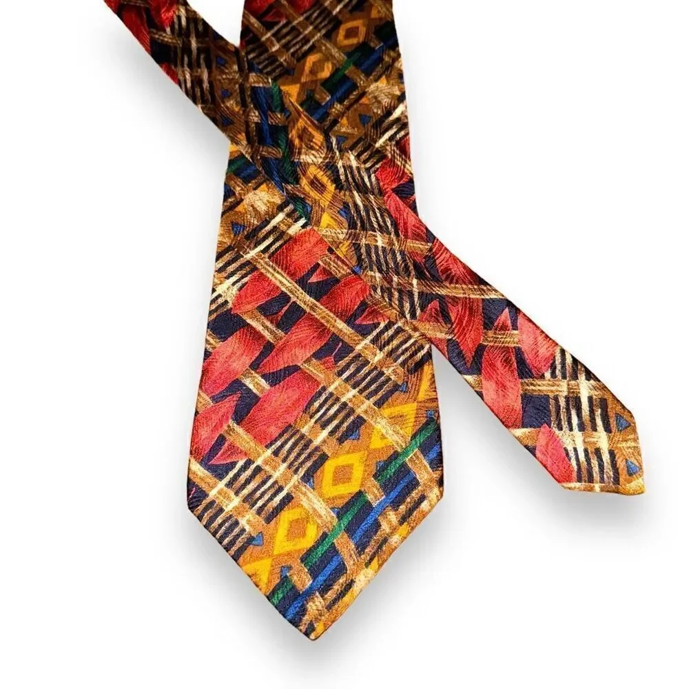 Richel Abstract Art Handmade in Spain 100% Silk Neck Tie